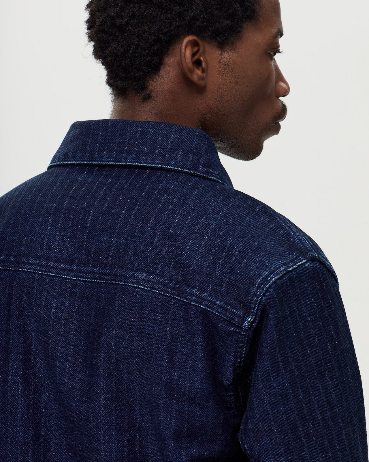 NELSON Indigo stripe - Indigo stone