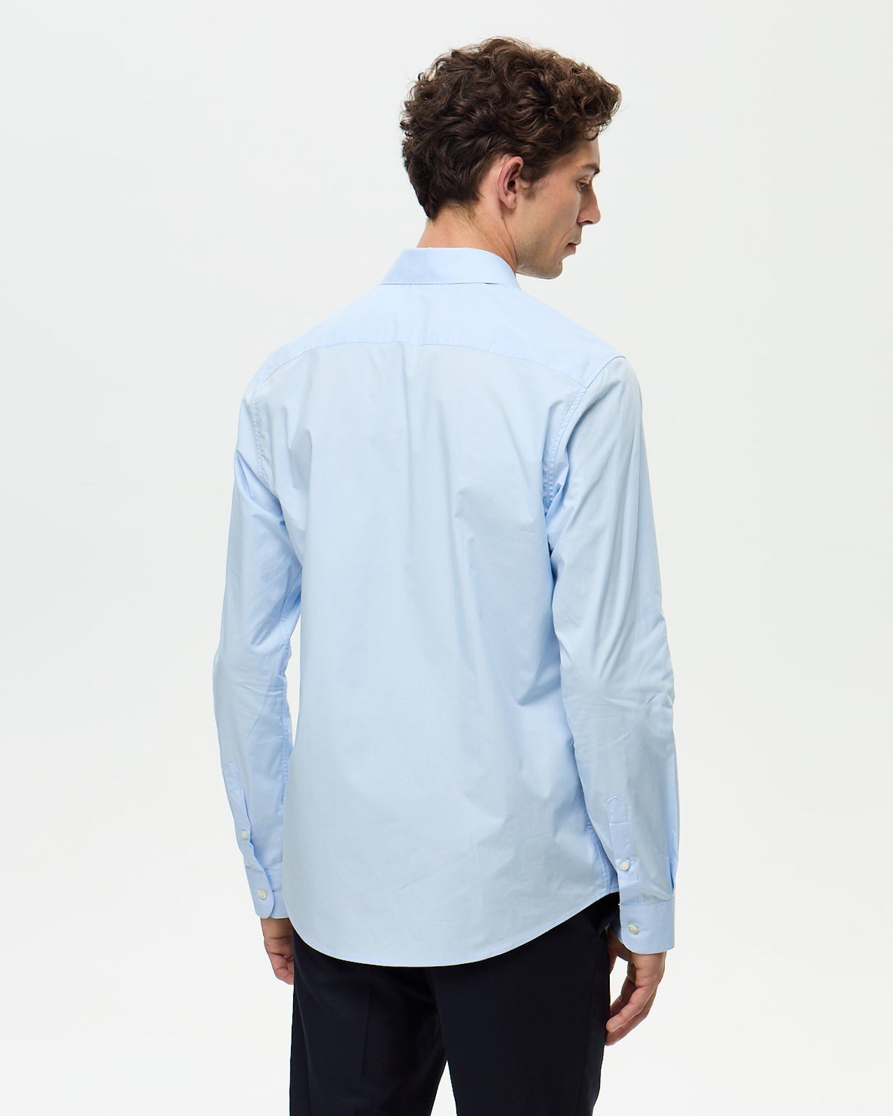 Chemise POPELINE - Bleu Aqua
