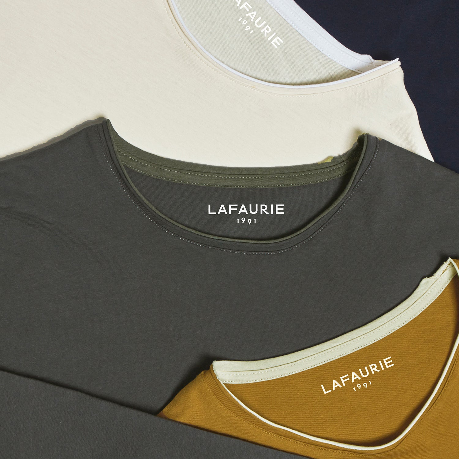 T-Shirt Badia - Crème/Blanc - Lafaurie