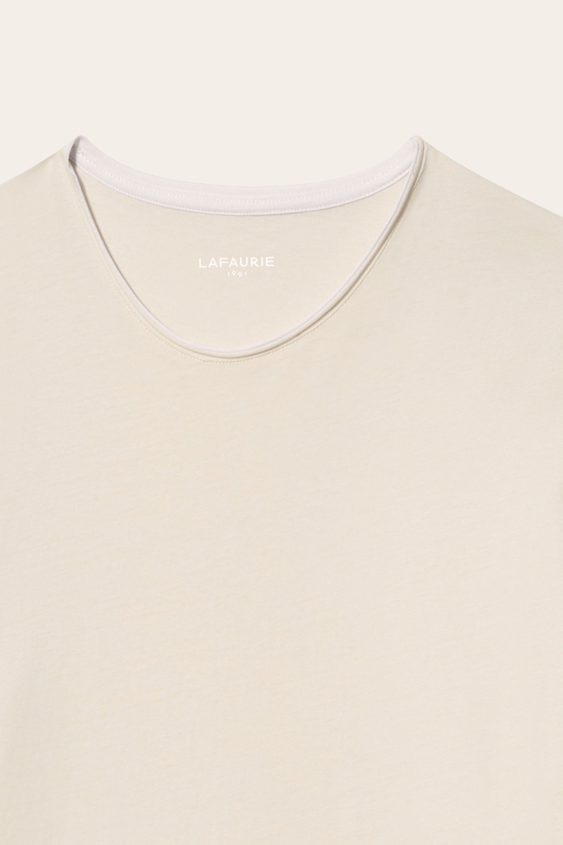 T-Shirt Badia - Creme/Blanc - Lafaurie