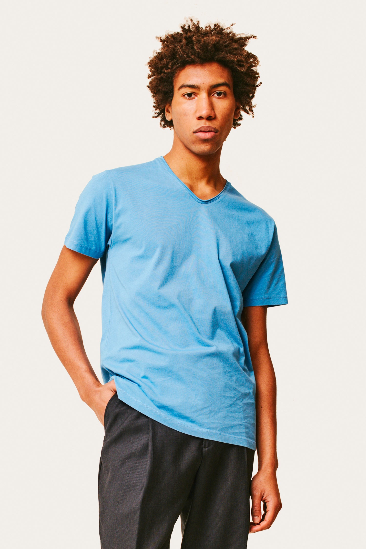 T-Shirt Barry - Azur - Lafaurie
