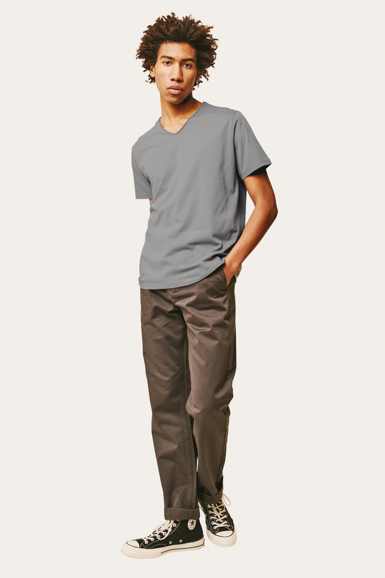 T-Shirt Barry - Fumée - Lafaurie