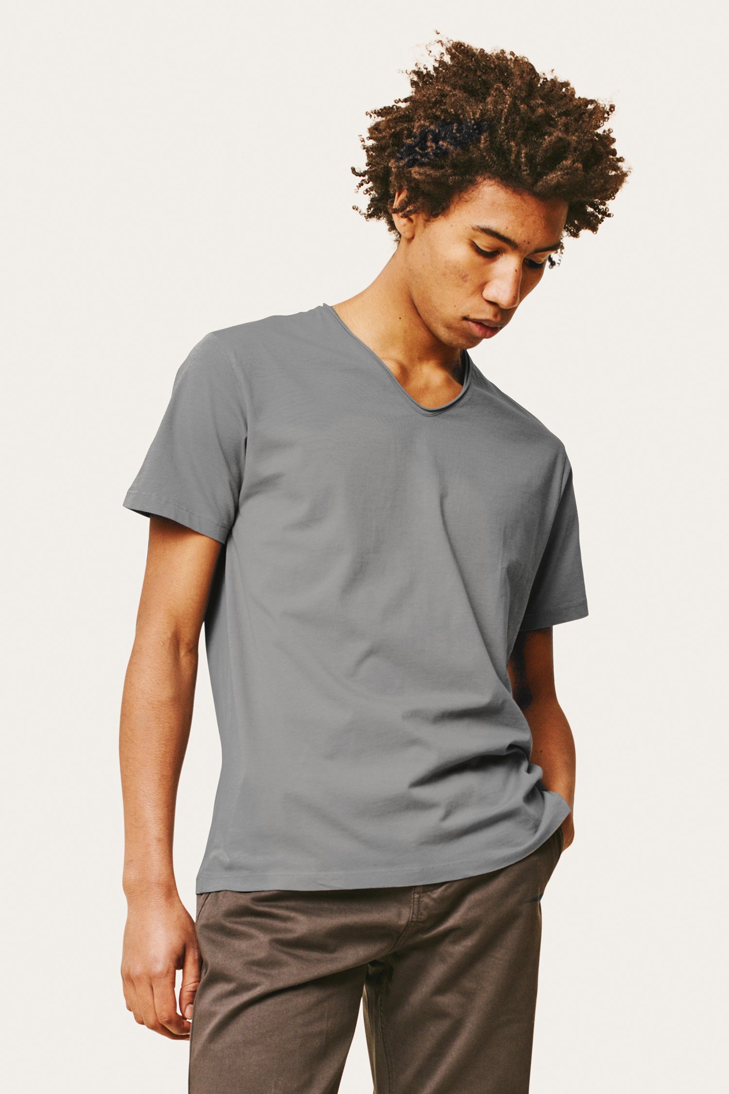 T-Shirt Barry - Fumée - Lafaurie