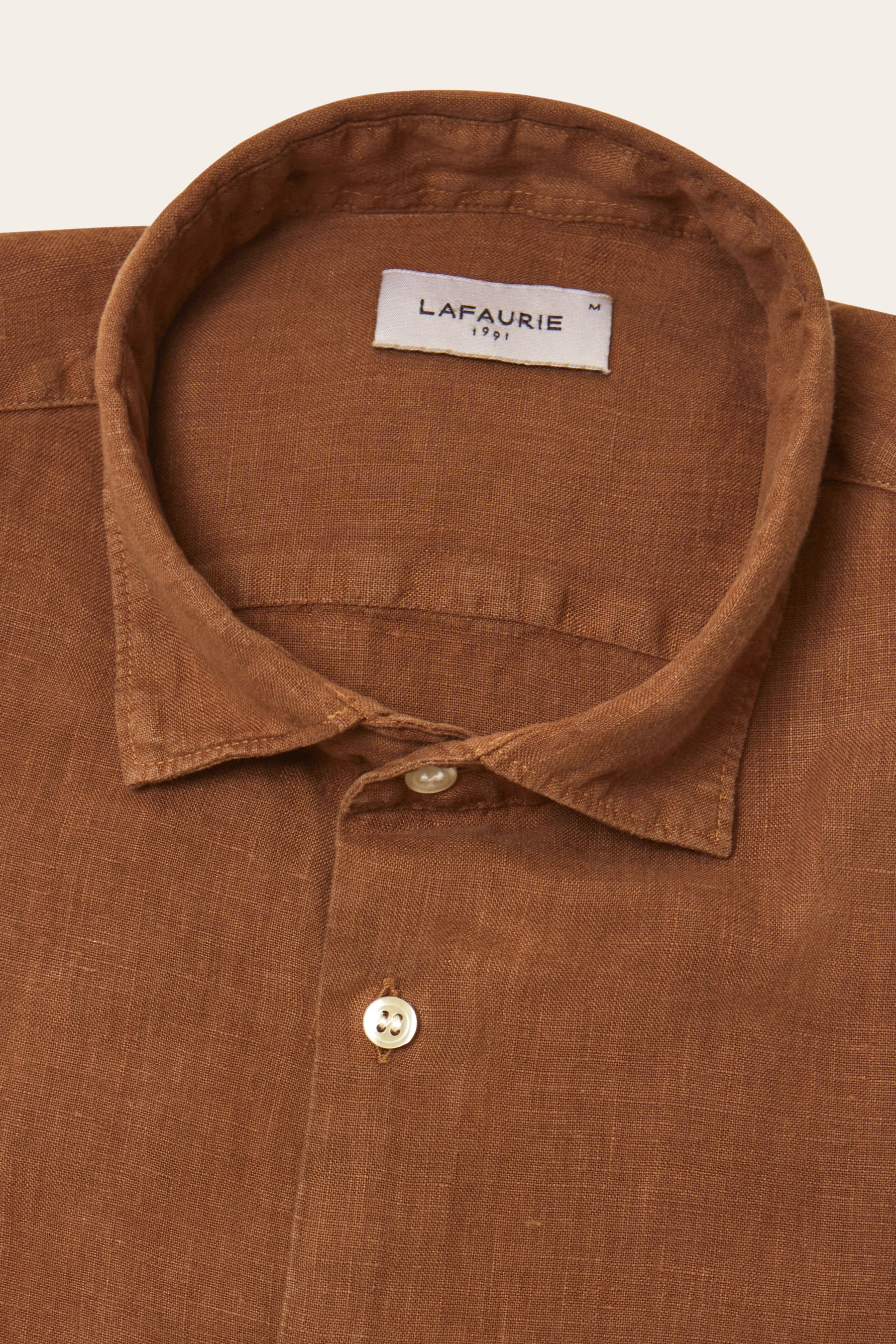 Chemise Bartolomeo - Havane - Lafaurie