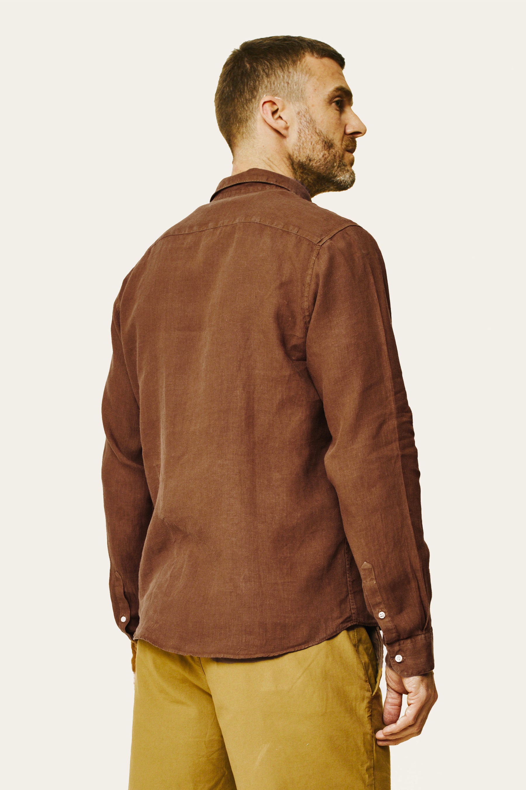 Chemise ml - BARTOLOMEO - Havane - Lafaurie