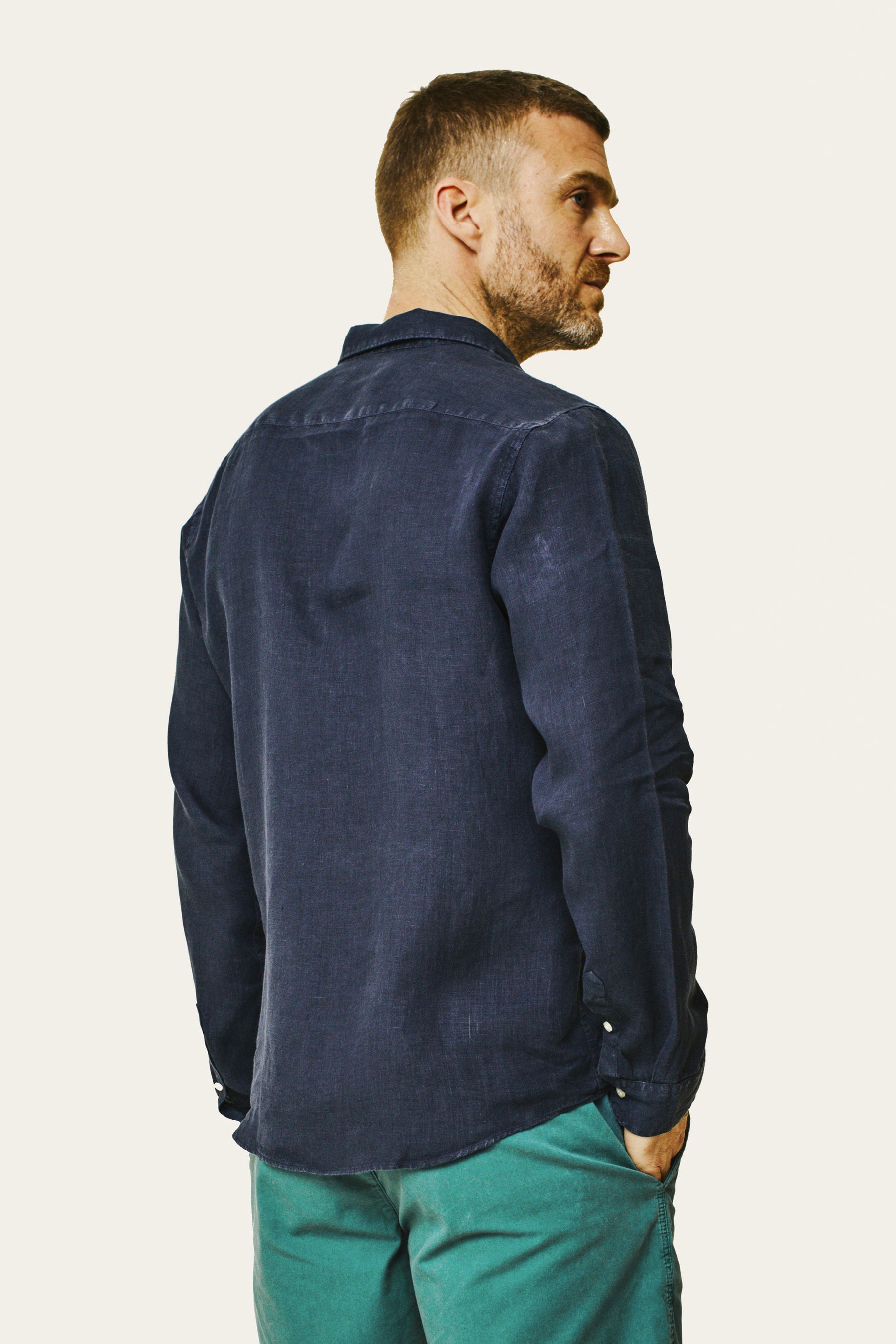 Chemise ml - BARTOLOMEO - Navy - Lafaurie