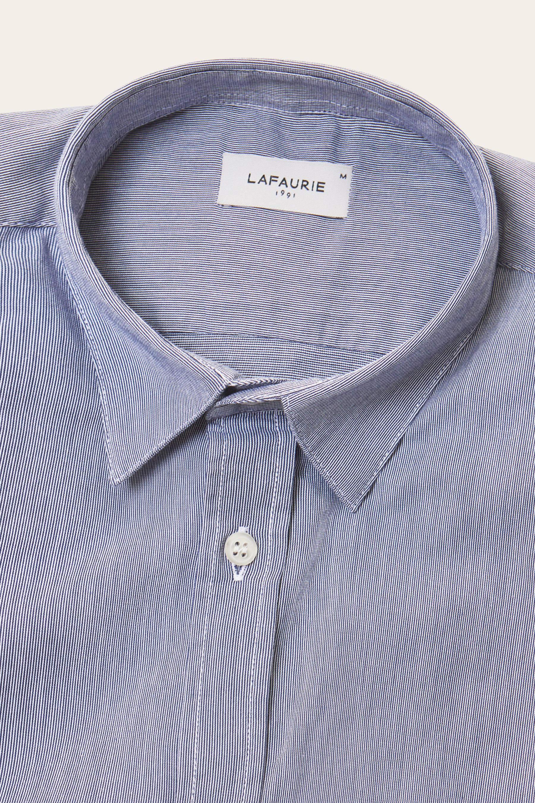 Chemise Ben - Blanc/Navy - Lafaurie