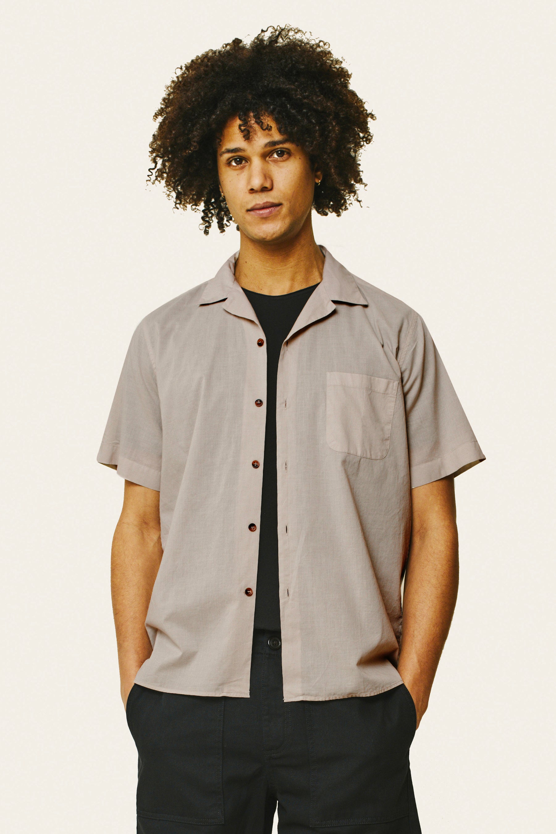 Chemise mc - BERMUDES - Sand - Lafaurie
