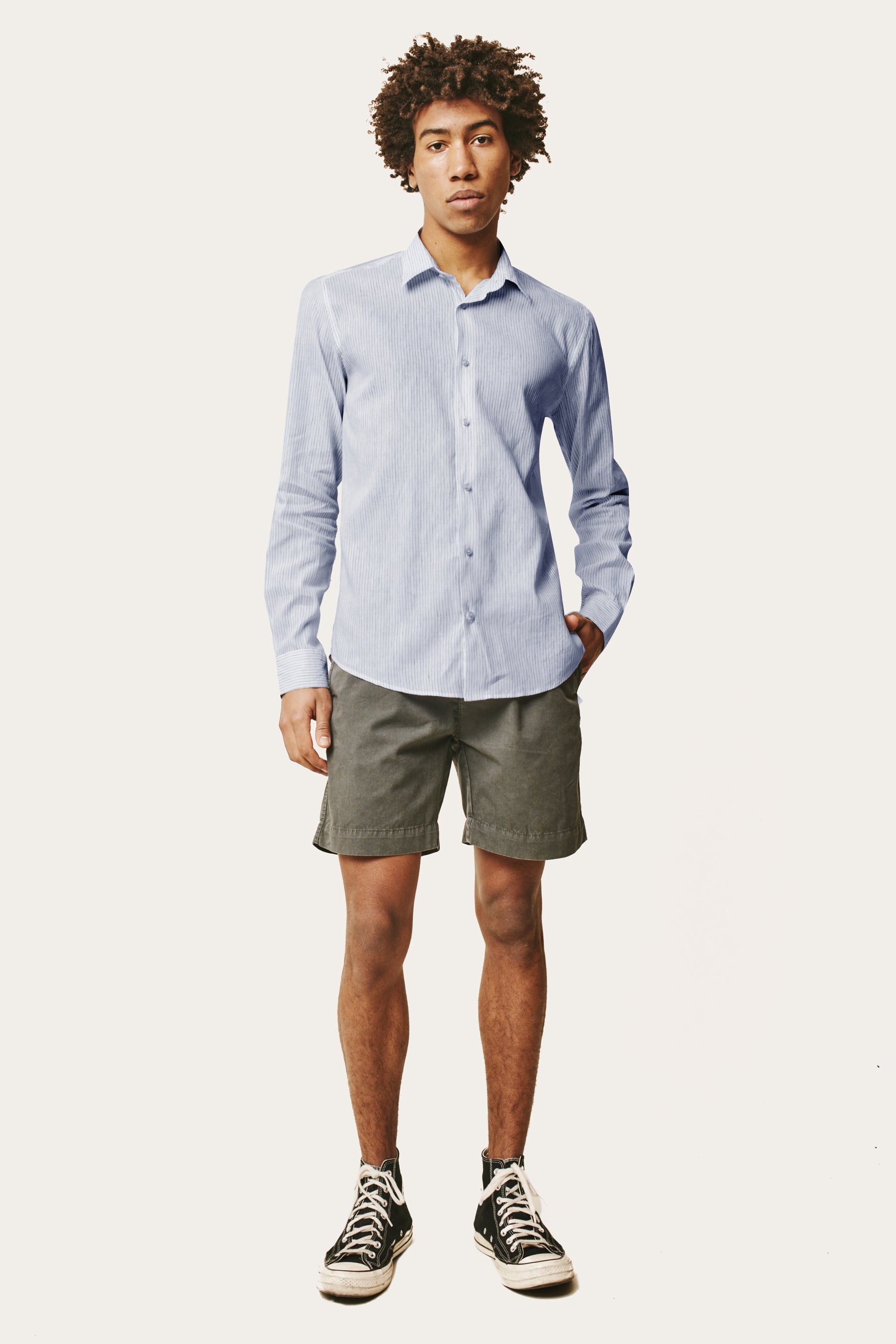 Chemise Bloom - Blanc/Gris - Lafaurie