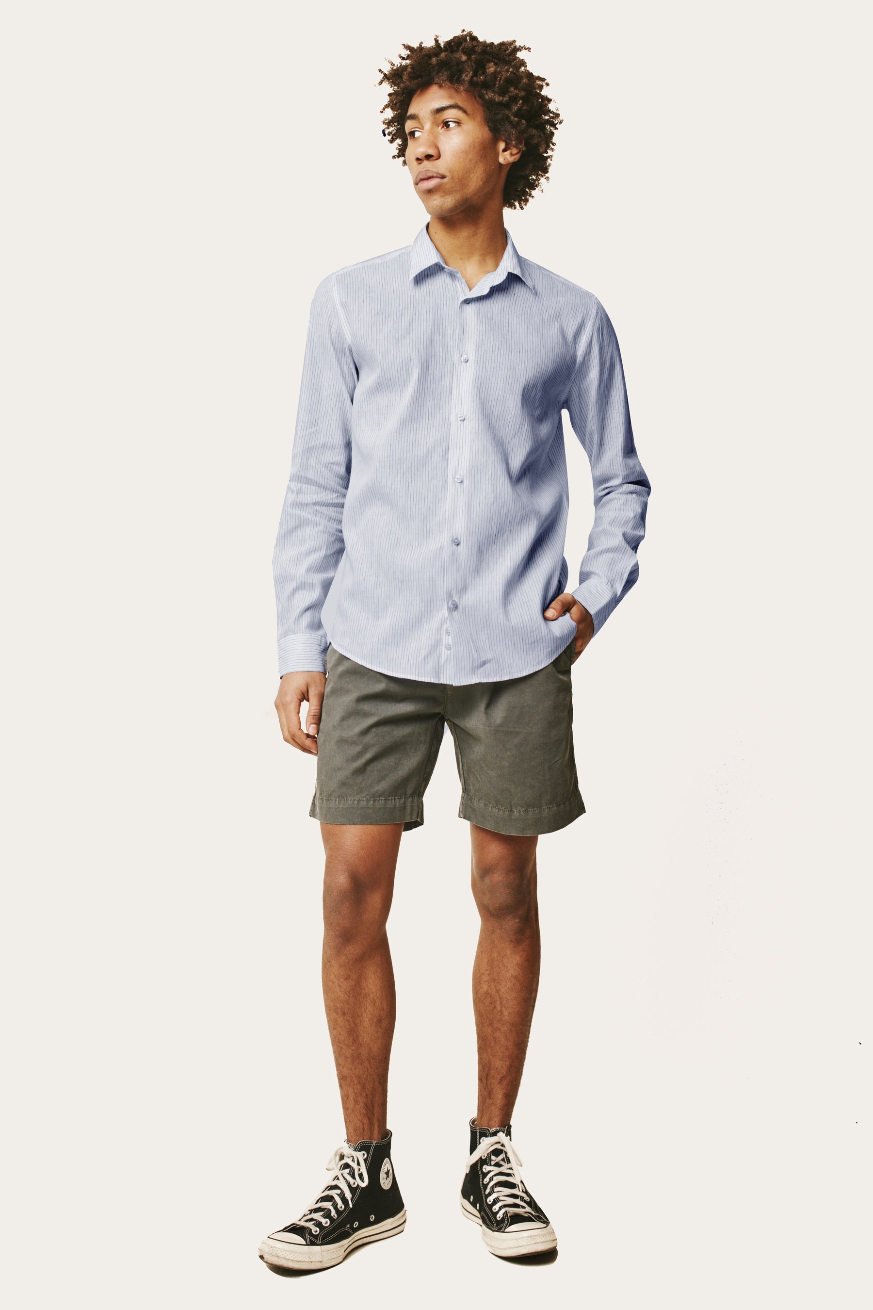 Chemise Bloom - Blanc/Gris - Lafaurie