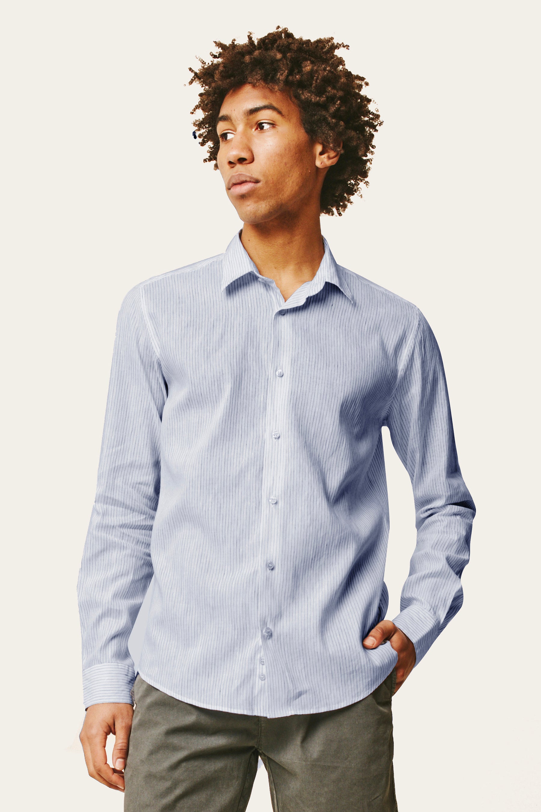 Chemise Bloom - Blanc/Gris - Lafaurie