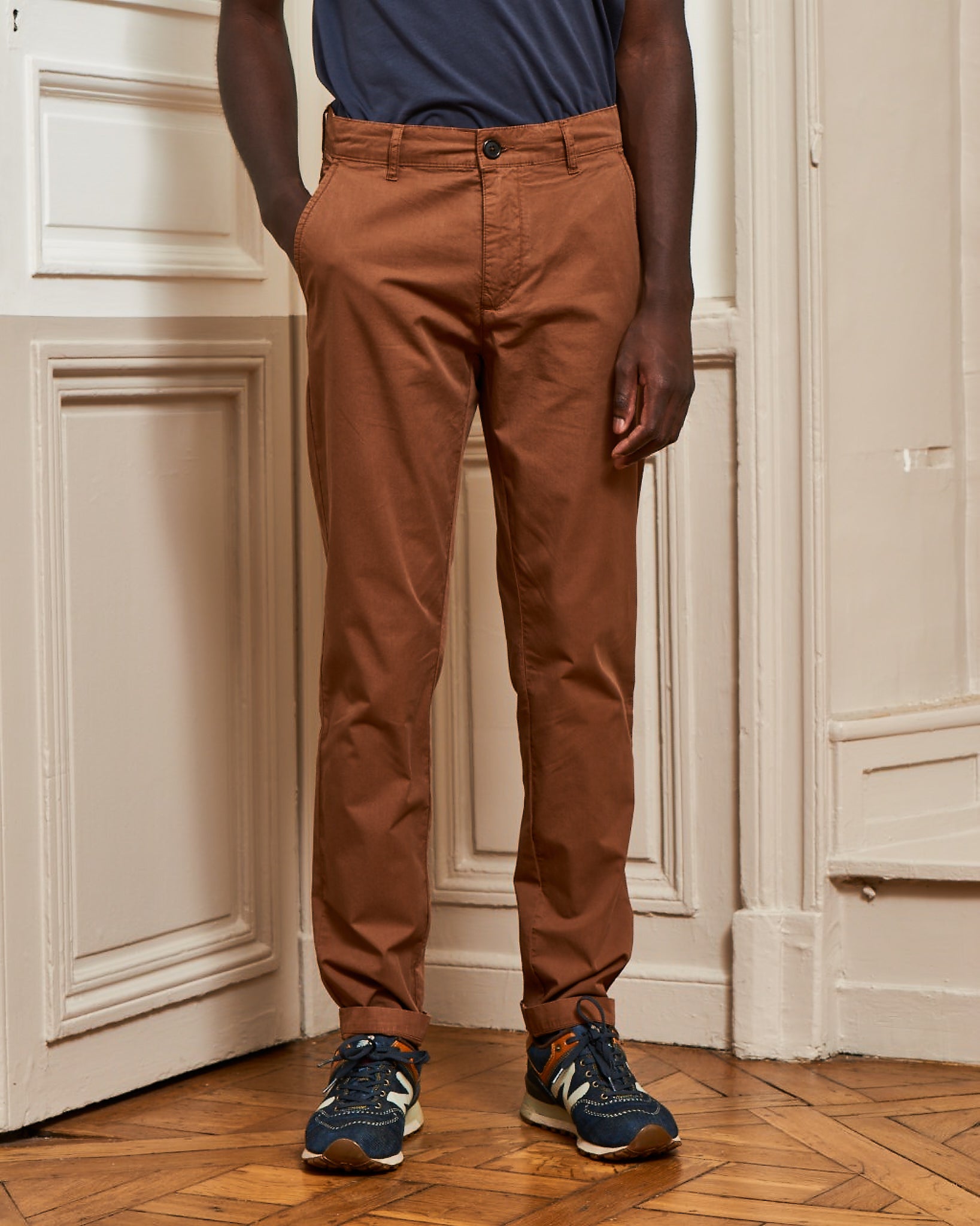 Chino BOSTON - Cuir