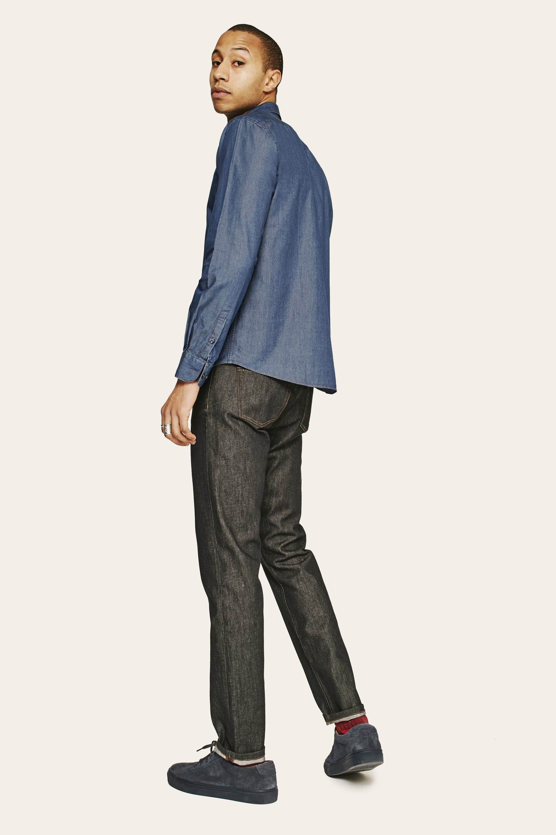 Chemise Soie - Denim - Lafaurie