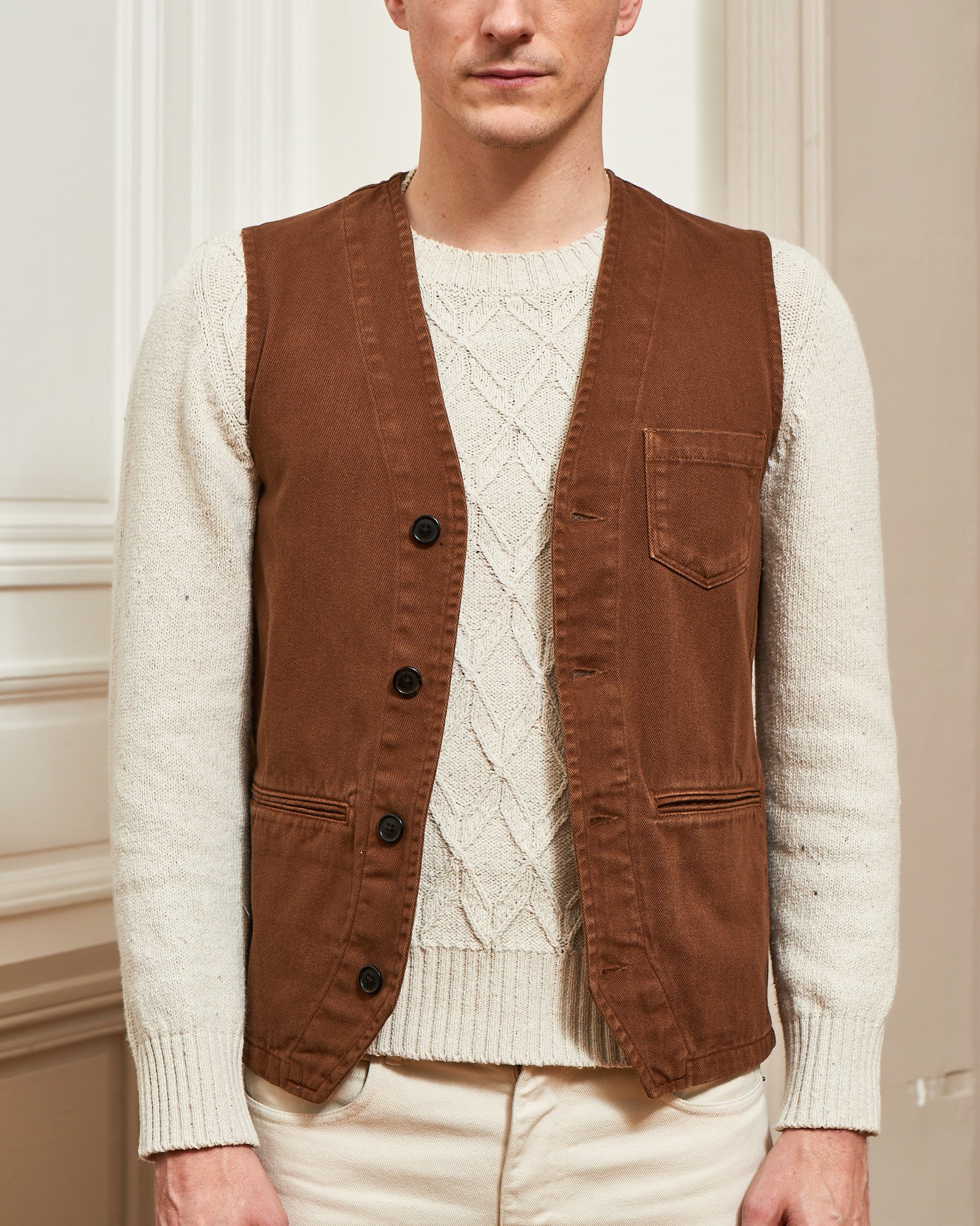 Gilet DANIEL - Cuir