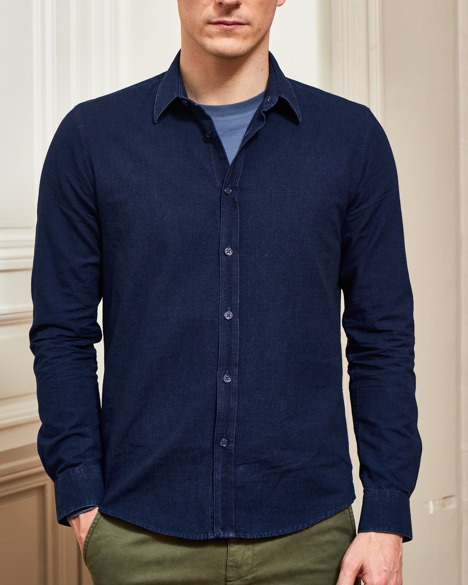 Chemise DAWSON - Indigo
