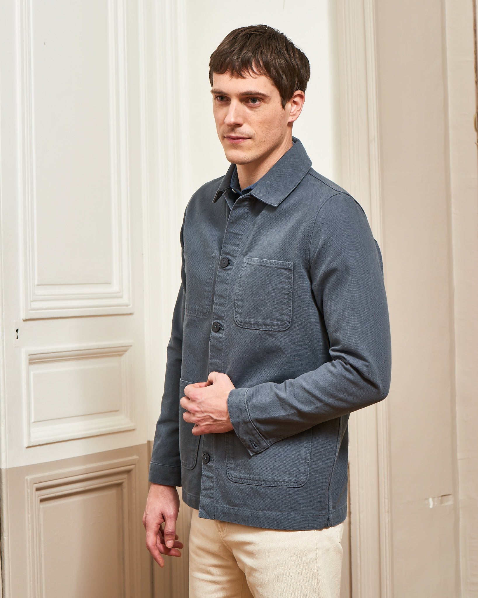 Veste de peintre DELAUNAY - Bleu ardoise