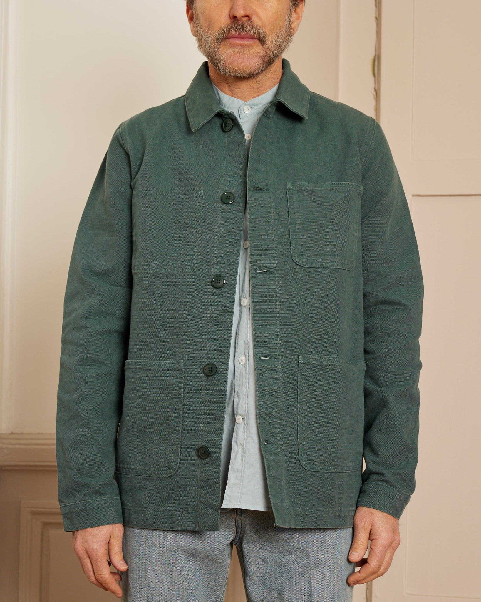 Veste de peintre DELAUNAY - Vert Empire