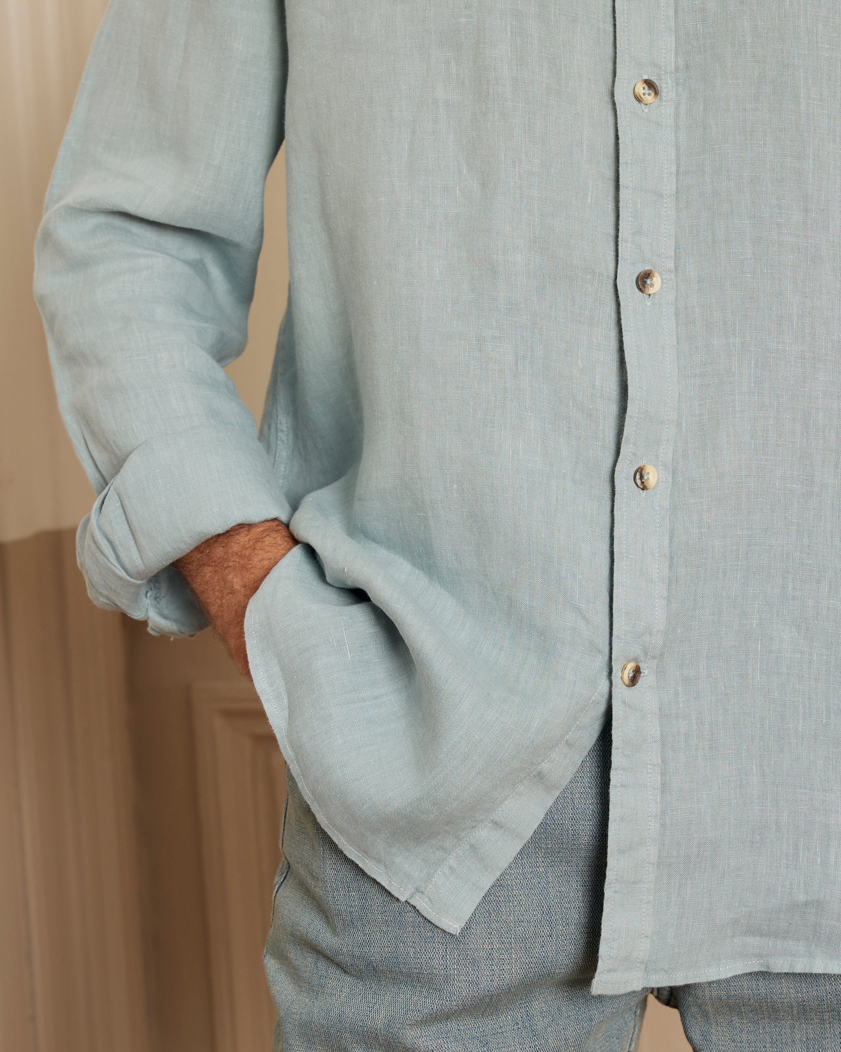 Chemise DEMASSIEUX - Bleu Bahamas