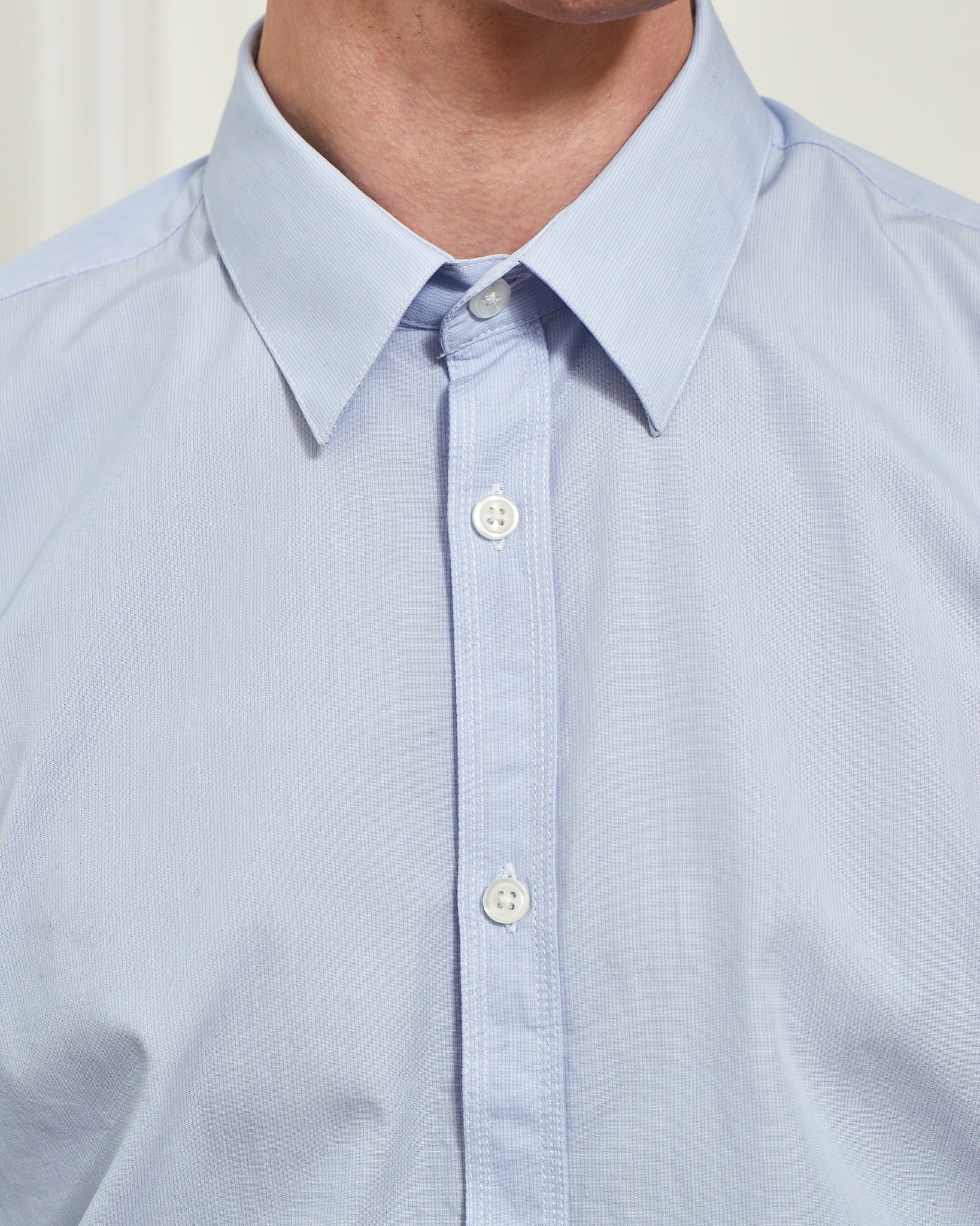 Chemise DESMOND - Blanc/Ciel