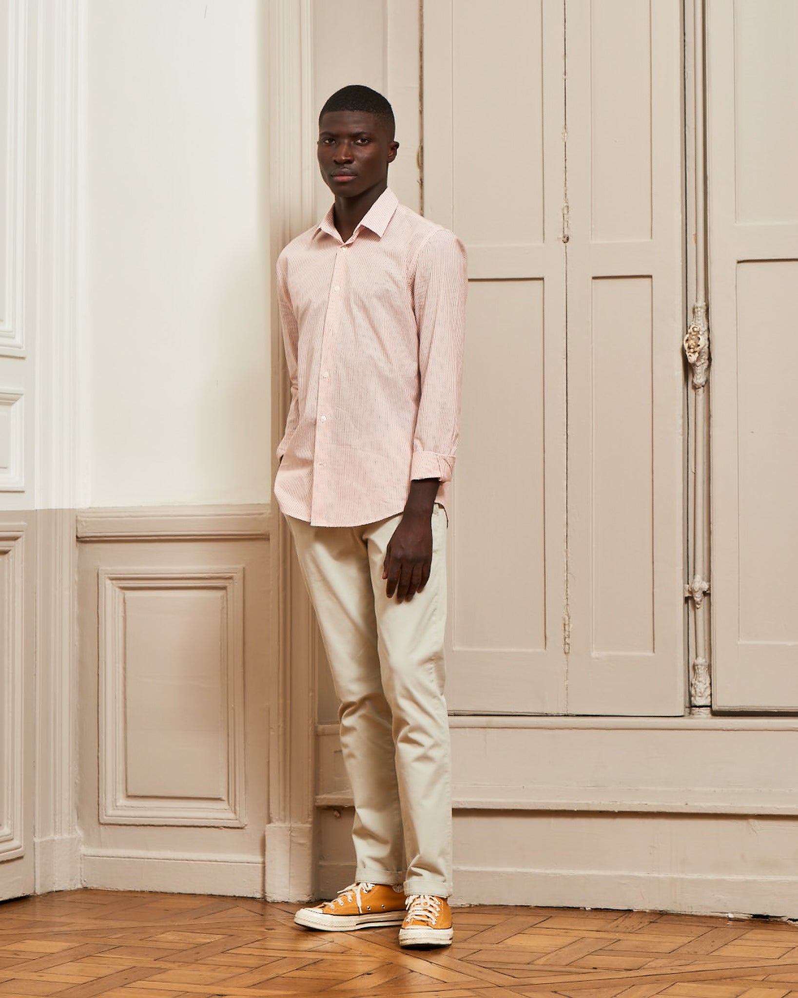 Chemise DONNA - Blanc/Orange