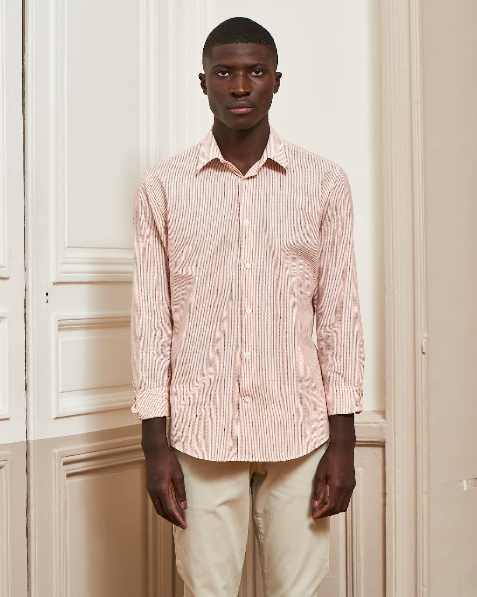 Chemise DONNA - Blanc/Orange