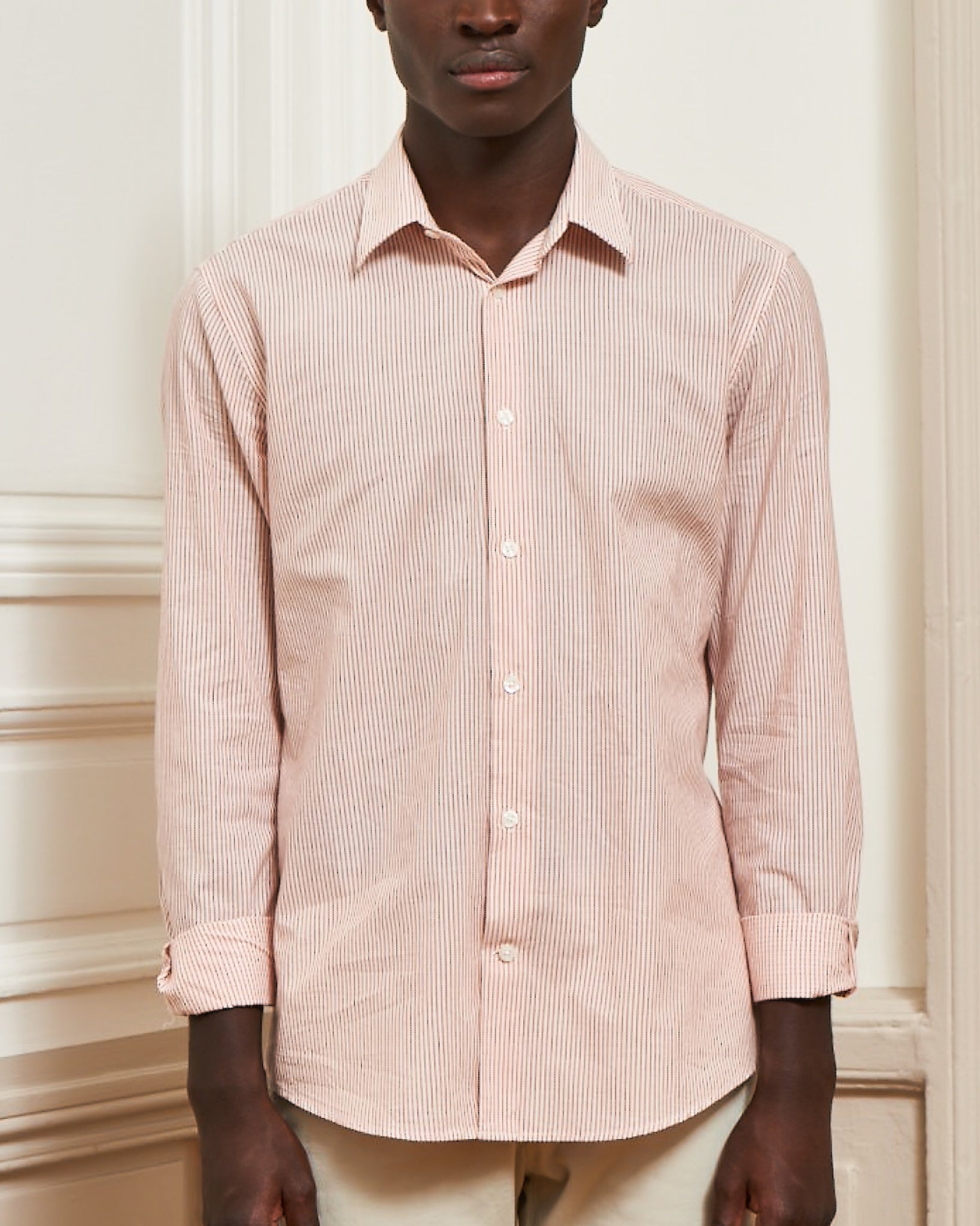 Chemise DONNA - Blanc/Orange