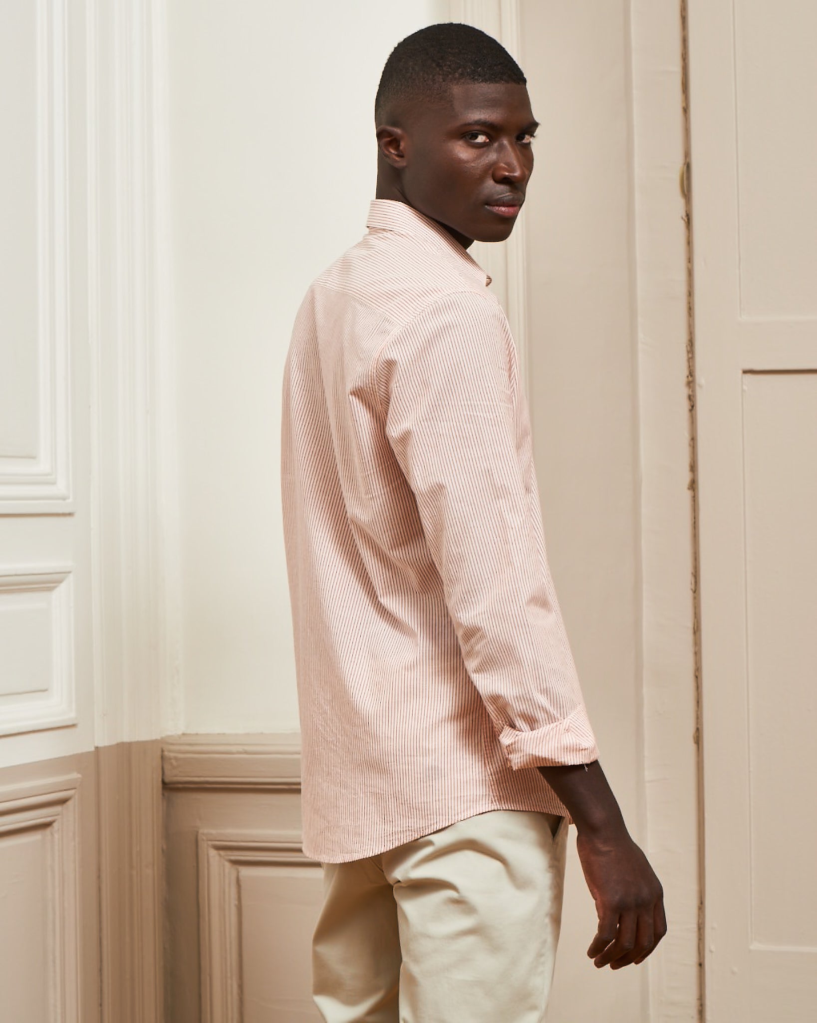 Chemise DONNA - Blanc/Orange