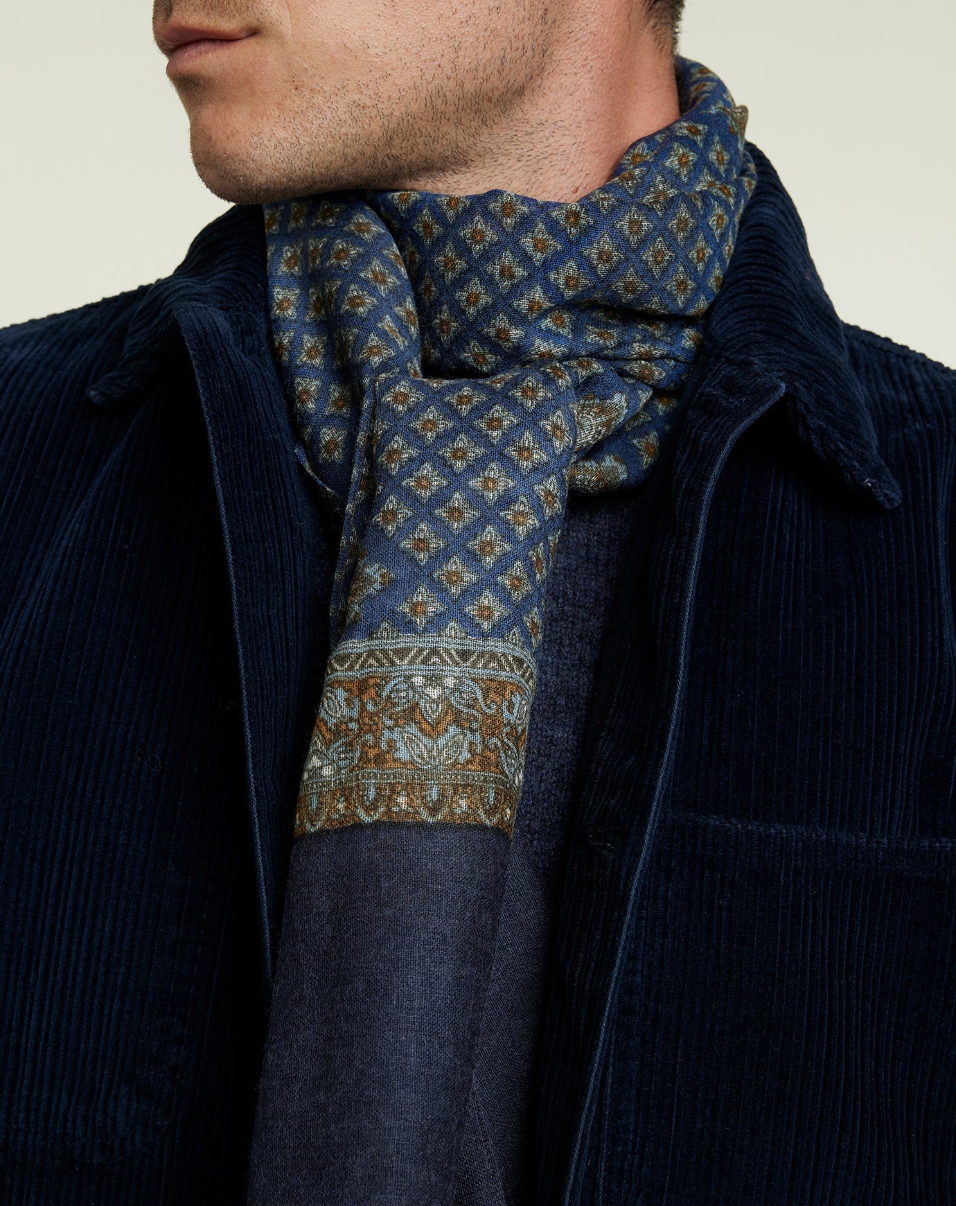 Echarpe Chamba - Indigo - Lafaurie
