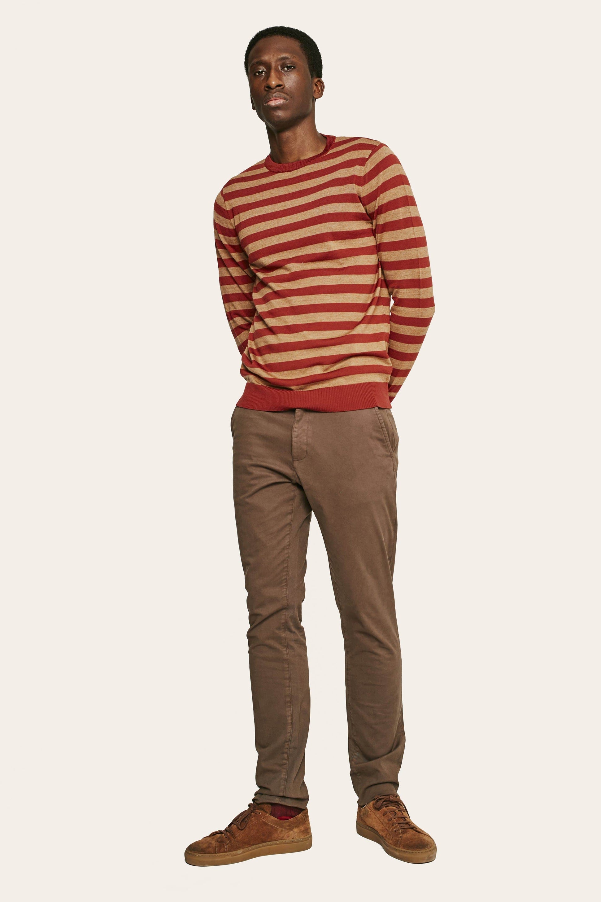 Pull Stripes - Terracotta - Lafaurie