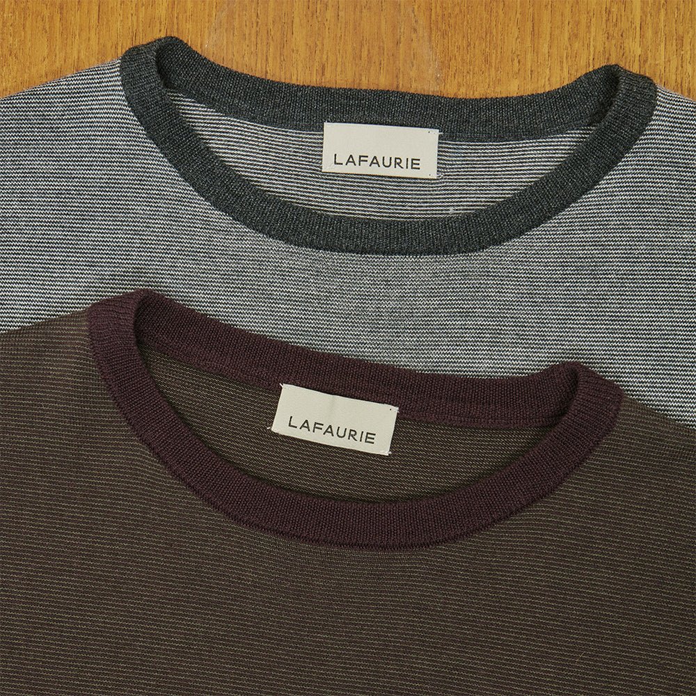Pull Taylor - Kaki Bordeaux - Lafaurie