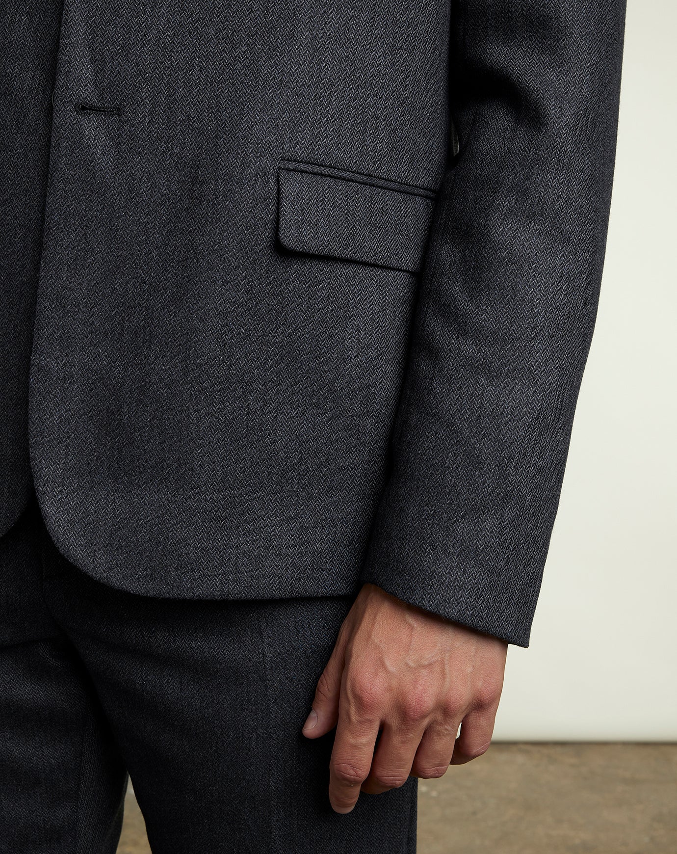 Veste Churchill - Bleu gris - Lafaurie